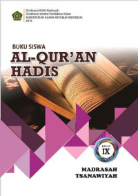 Image of AL-QUR‟AN HADIS MTS KELAS IX