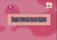 Image of Belajar Menulis Huruf Höaiyah