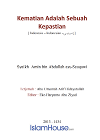 Image of Kematian Adalah Sebuah
Kepastian