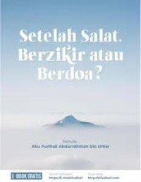 Image of Setelah Salat, Berzikir atau Berdoa?
