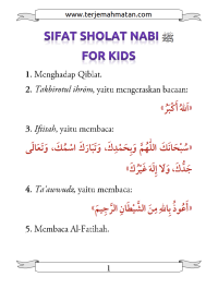 Image of Sifat Sholat Nabi For Kids