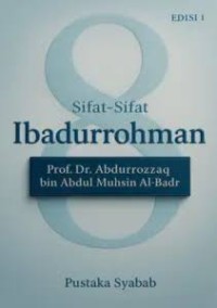Image of Sifat-Sifat ‘Ibadurrohman
